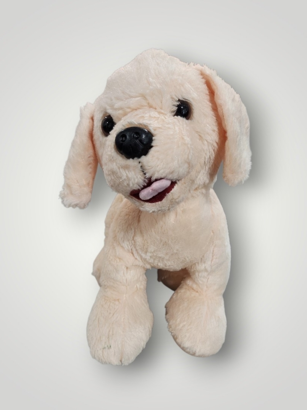 Build A Bear Dog Yellow Lab Golden Retriever Plush Puppy 11" Tall Stuffed
